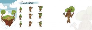 Epic taps 2D Game artbook quinquez