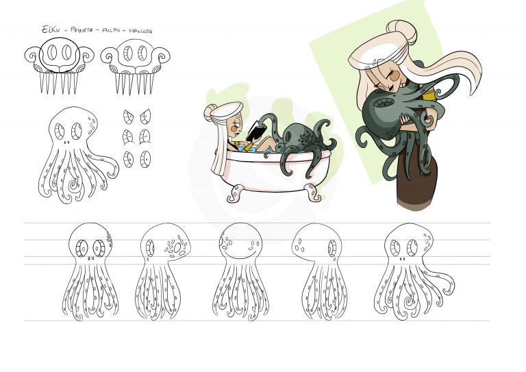 Model Sheet de Eiku